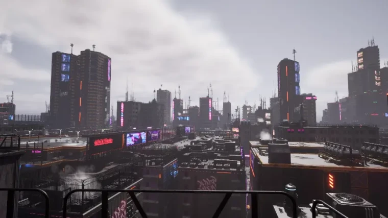 Cyberpunk Buildings Pack