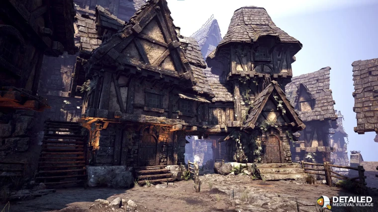 DETAILED - Medieval Village