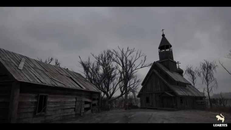 Haunted Village Environment / Horror Village Environment  ( Village Pack )