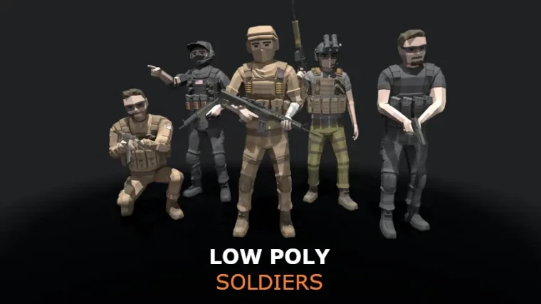 Low Poly - Soldiers