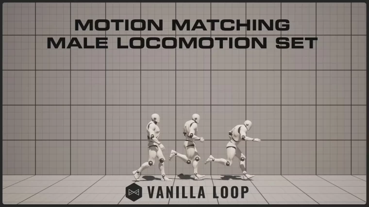 Motion Matching Male Locomotion Set