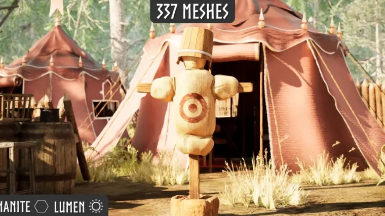 Medieval War Camp (Fort, Fortress, Medieval Props)