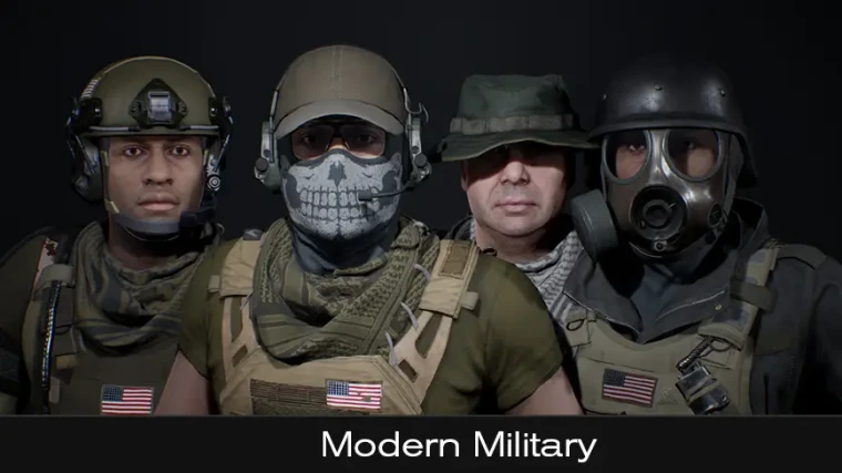 Modern Military Soldier Bundle