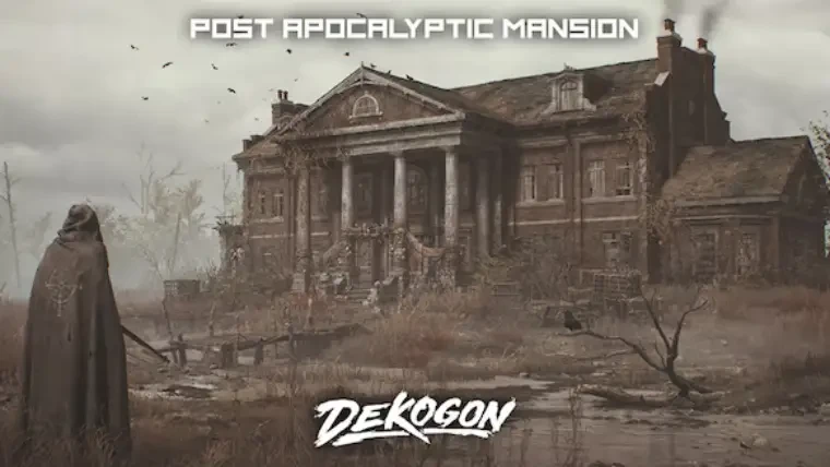 Post Apocalyptic Mansion Albert Manor (Day and Night Lighting)