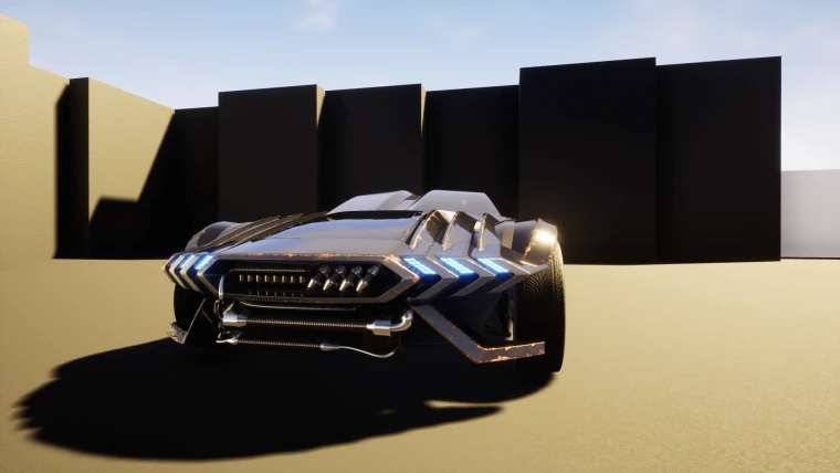 Cyberpunk Car: Steagan