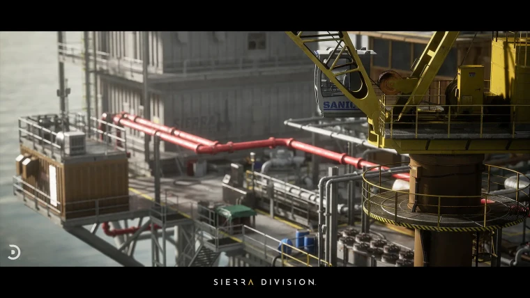 Industrial Sci-Fi and Modular Oil Rig