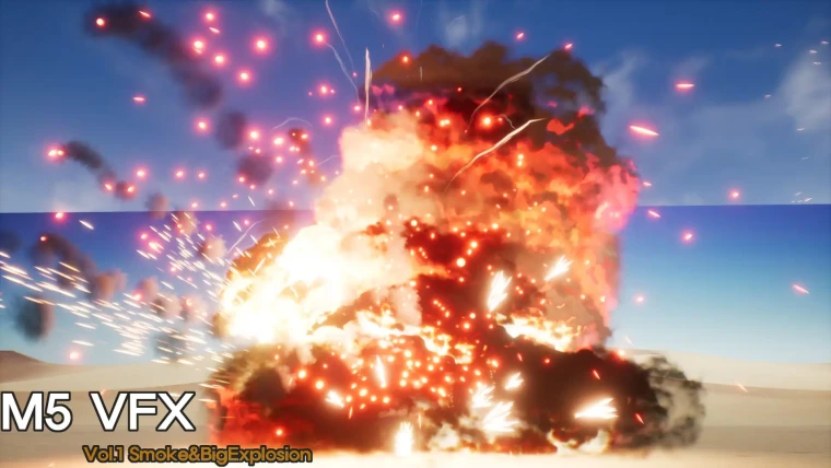 M5 VFX Vol1. Smoke and Big Explosion(Niagara)