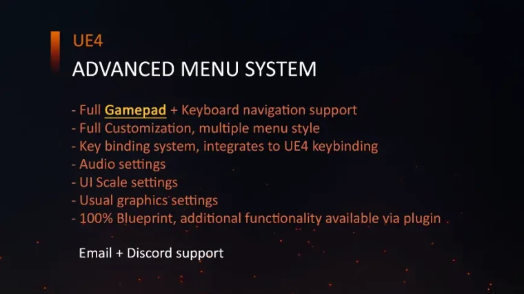 Advanced Main Menu & UI System
