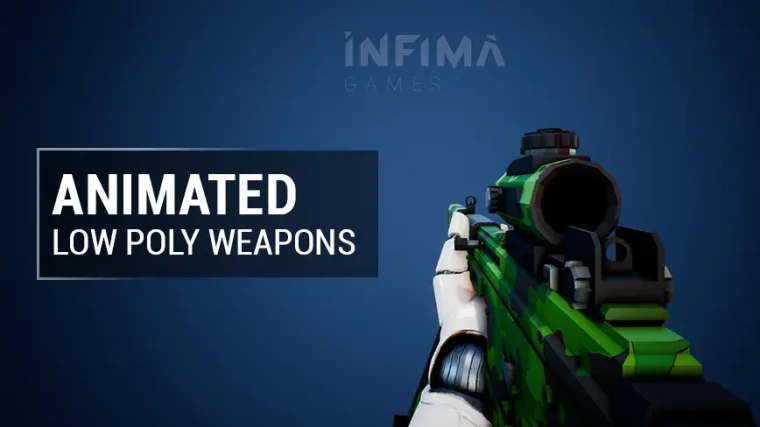 Animated Low Poly Weapons v1.0