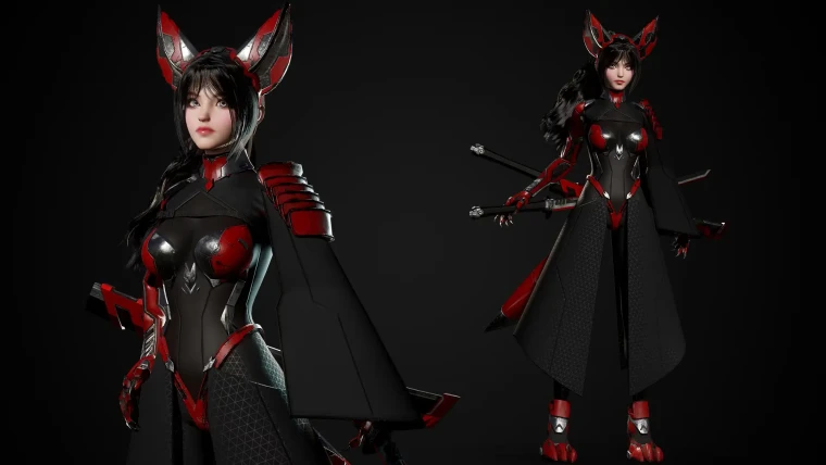 Cosmo Fox Girl / Sci-fi Kitsune