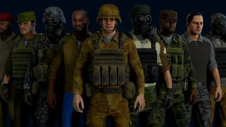 Modular military character