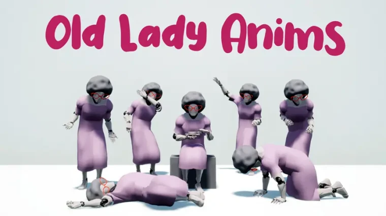 Old Lady Anims