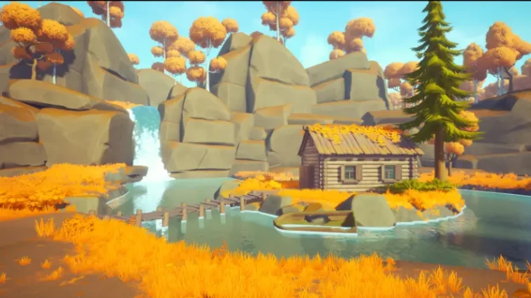 Stylized Autumn Forest