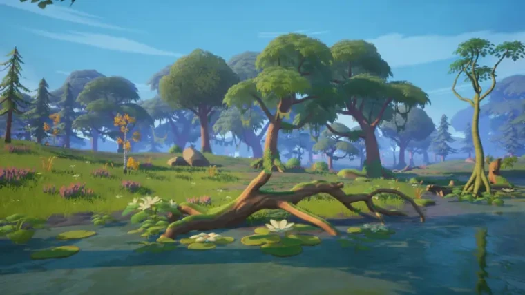 Stylized Swamp Forest