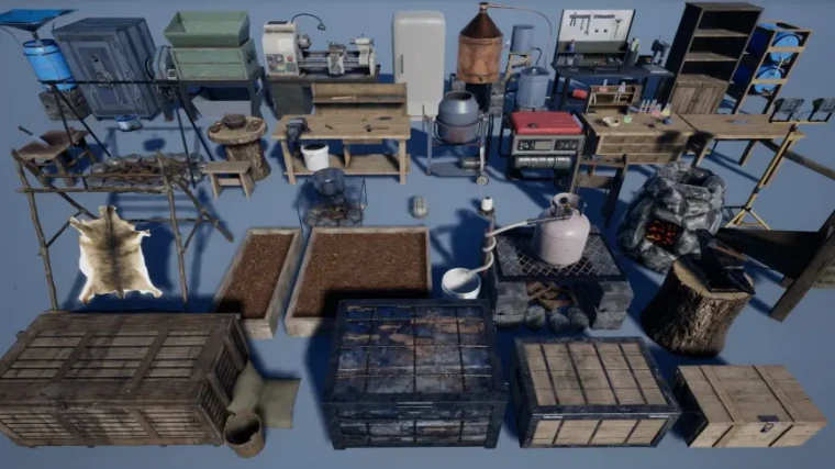 Survival Crafting Stations