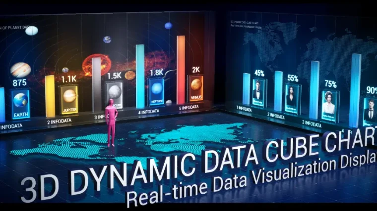 3D DynamicDataCubeChart 01