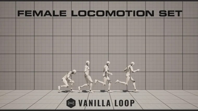 Female Locomotion Set