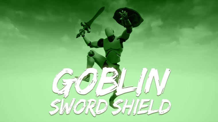 Goblin Sword Shield AnimSet