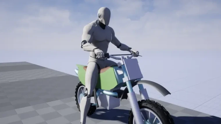Motorbike Interact Animations Pack