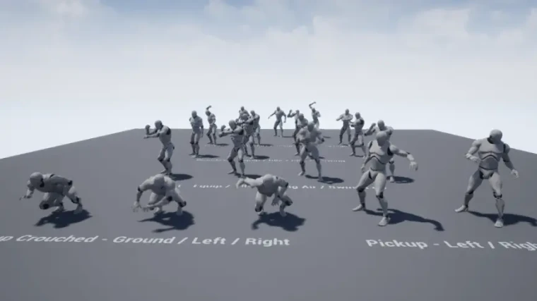 Resource Gathering Animation Pack
