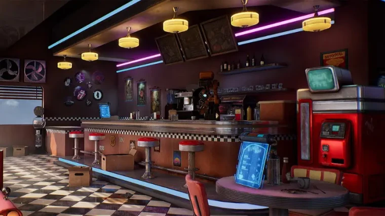 Restaurant - American Restaurant - Cafe - Diner Environment