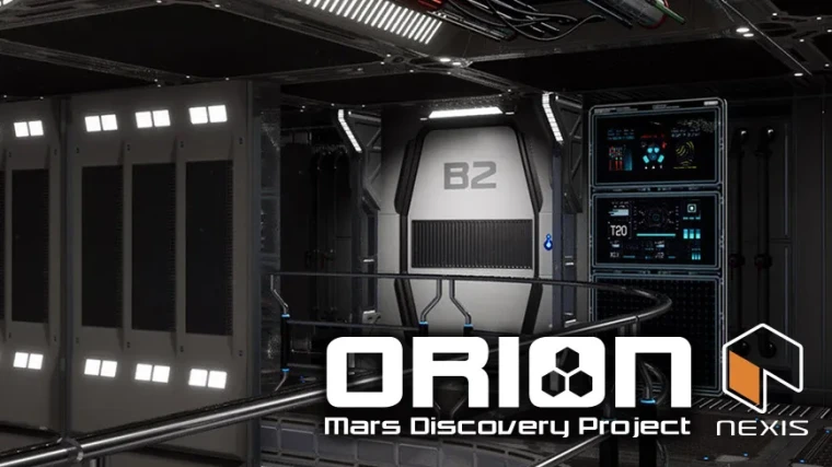 Sci Fi Orion Mars Living Quarters