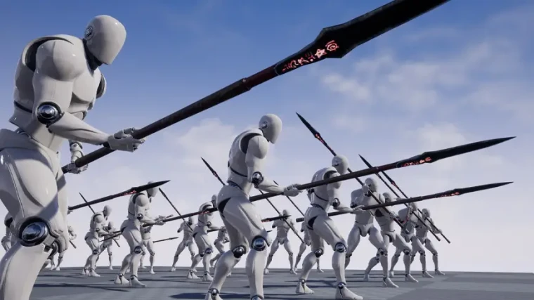 Spear And Halberd Animset