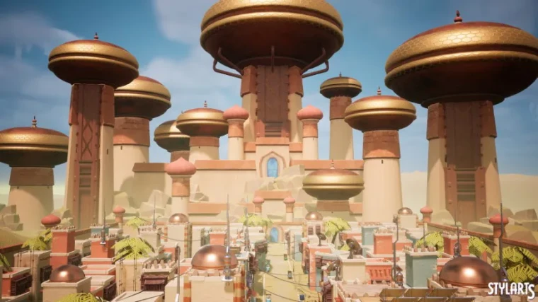 Stylized Indian City ( Stylized , City , Stylised )