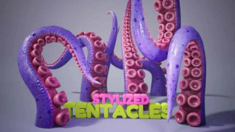 Stylized Tentacles (Animated)