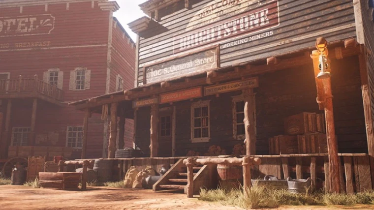 Western Desert Town