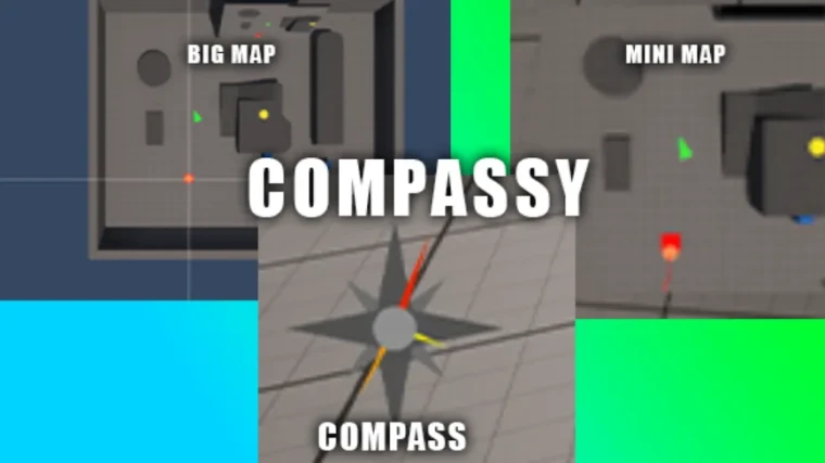 Compassy (Mini & Big Maps + Compass Navigation System)