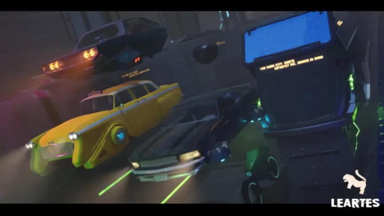 Driveable / Animated Cyberpunk / Futuristic Vehicles Set ( Set of 7 )