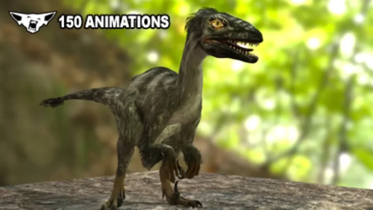Raptor Dinosaur Animated