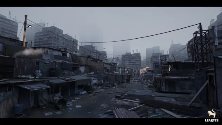 Future Slums Abandoned ( Post-Apocalyptic District )