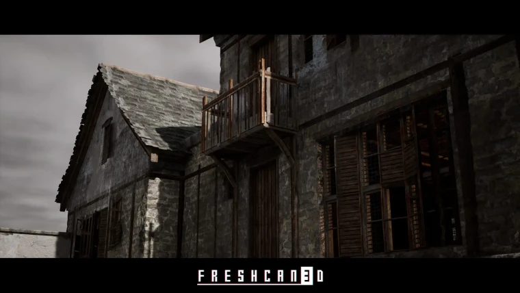 Old Village Houses Pack ( House interior, Modular House, Stone house )
