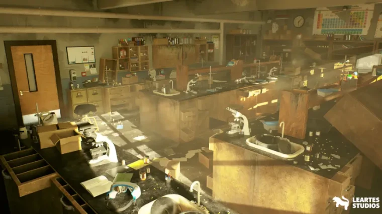 Abandoned Chemistry Classroom