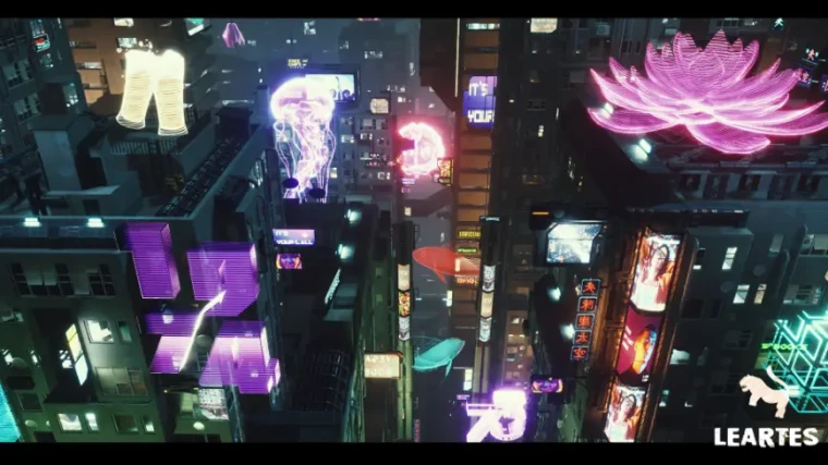 Cyberpunk Holograms / Neon Set ( Set of 33 Holograms )