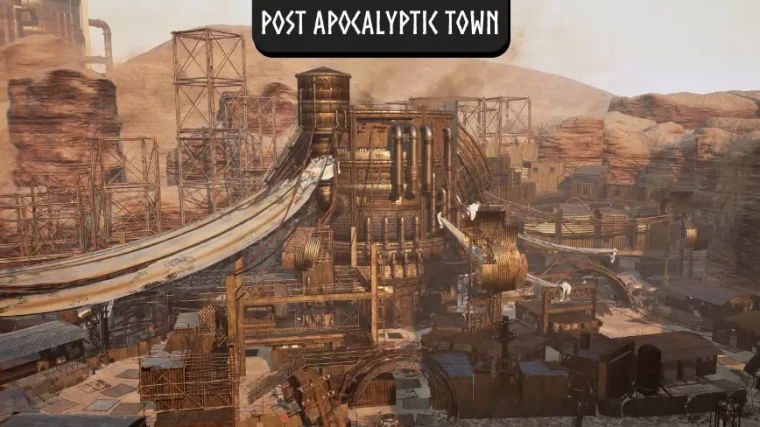 Post Apocalyptic Town (Town, Modular Town, Post Apocalypse, Sci-Fi, Wasteland)