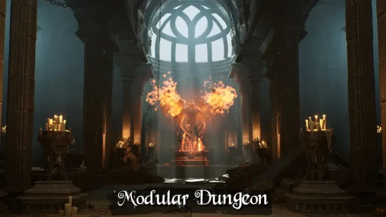 Modular Dungeon - Dungeon Building Kit (Dungeon, Dungeons, Catacomb, Tunnels)