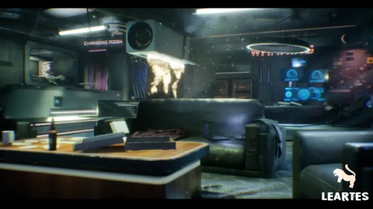 CyberPunk / Sci - Fi Apartment Interior Environment Kitbash