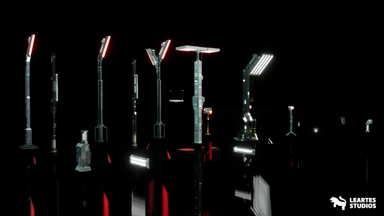 Cyberpunk Street Lights