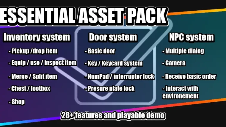 Essential asset pack
