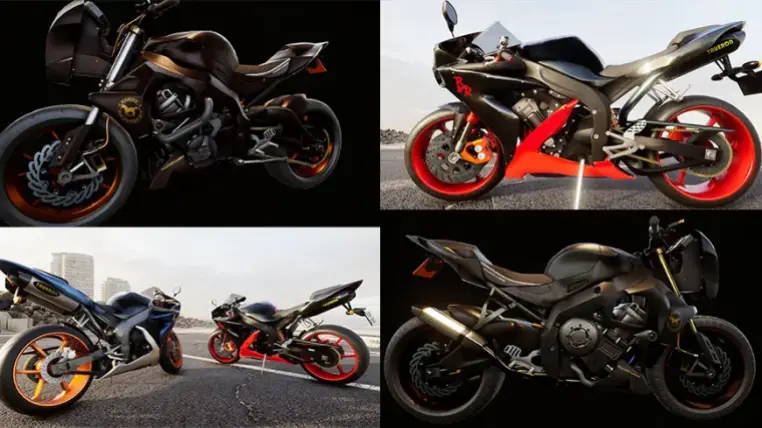 Bike Pack - Four motorcycles