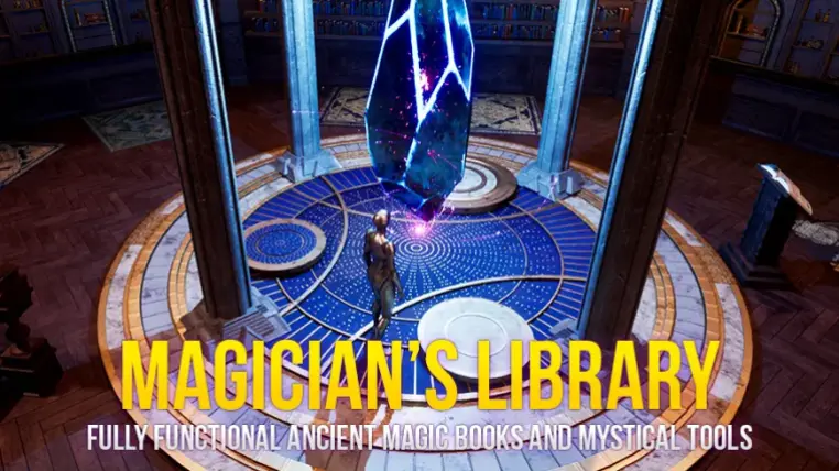 Magician's Library Environment and VFX Pack