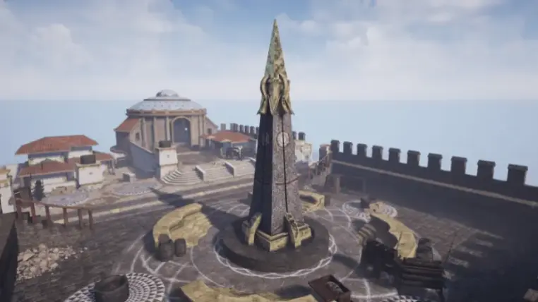 Modular Temple Plaza 4k PBR