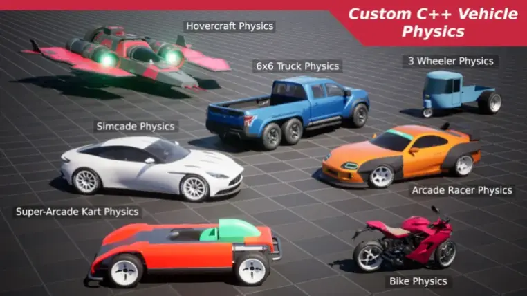R-Tune Vehicle Physics 2.0 - Vehicle System for Games & Animation