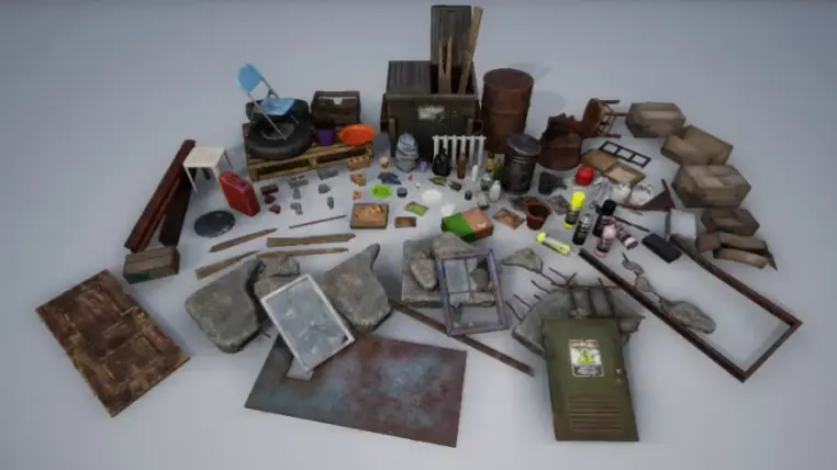 Rubble Debris Trash Pack