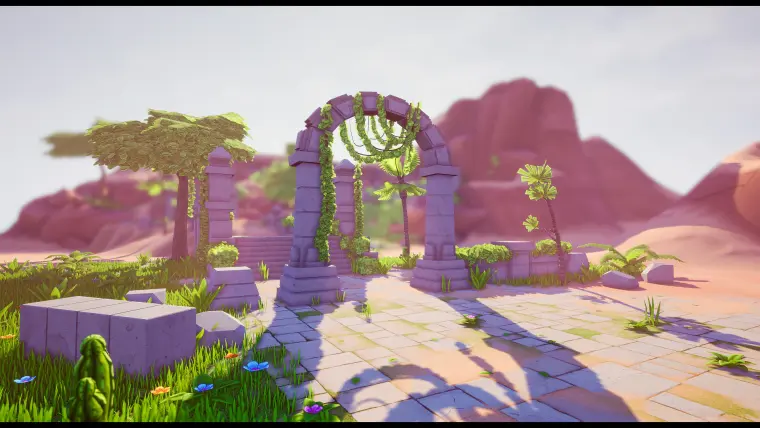 Stylized Desert