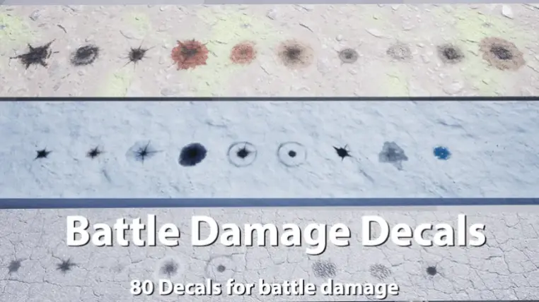 Battle Damaged Decals 1