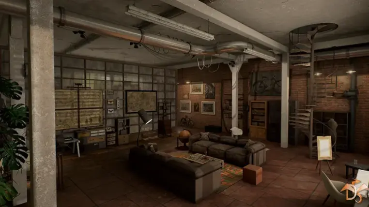 Laboratory Interior Studio in Loft Style